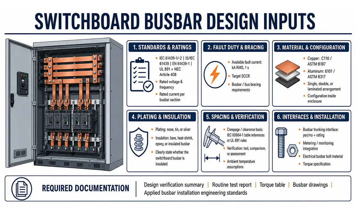 switchboard busbar design