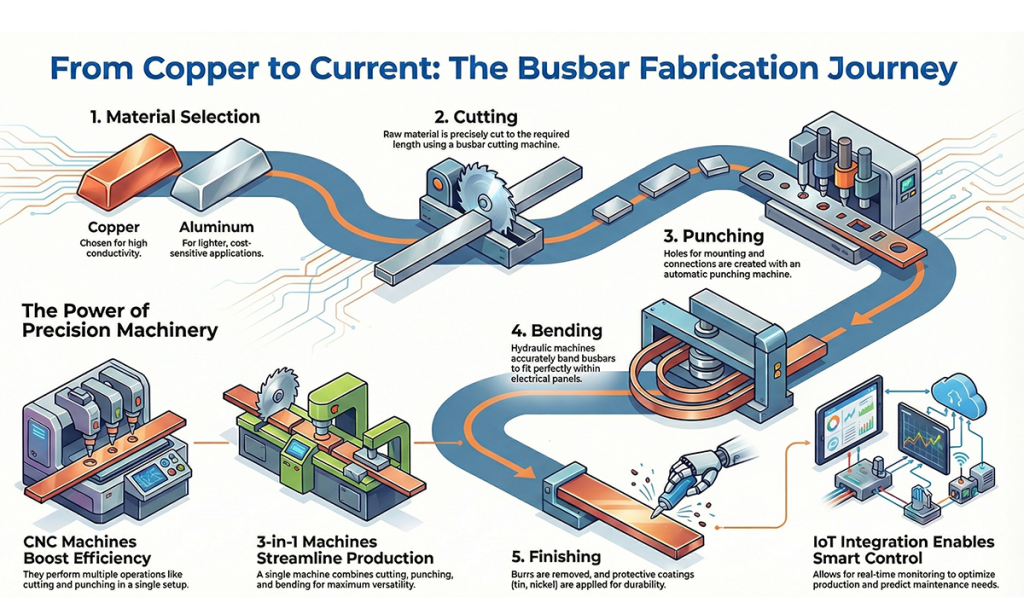 busbar fabrication | employ busbar in Electrical Panel