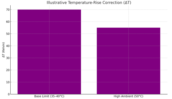 Temperature-Rise & Rated Diversity Factor (RDF)
