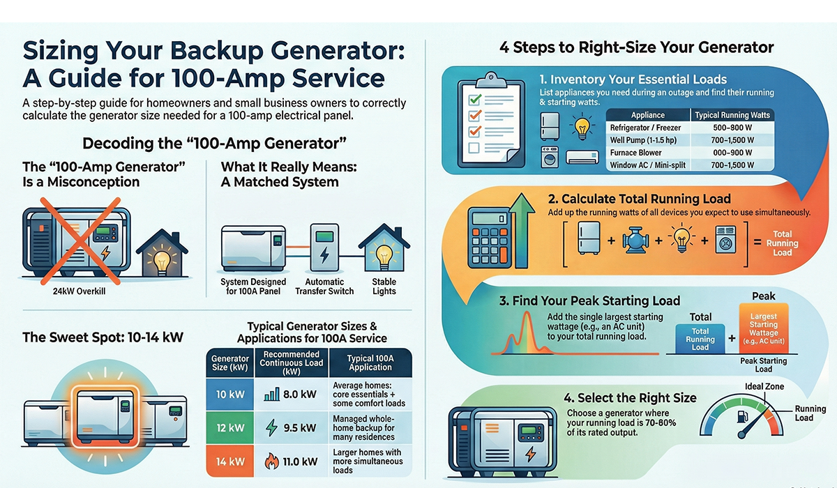 100 amp electrical service