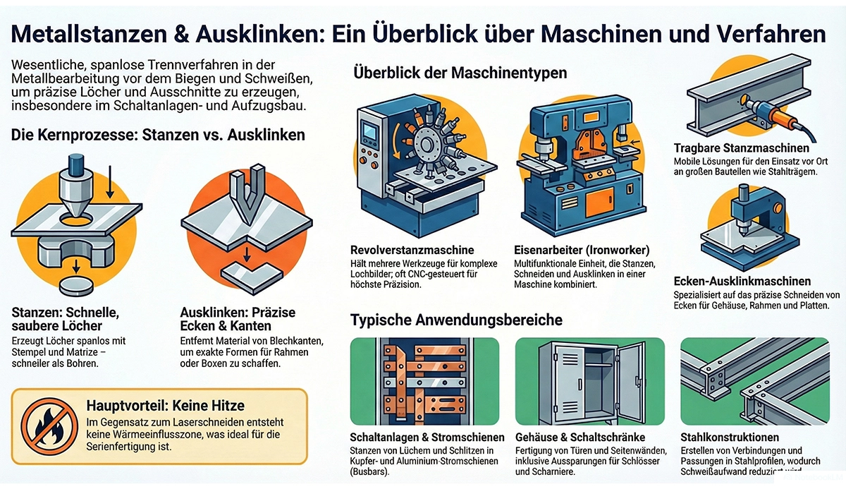 metallstanzen and ausklien