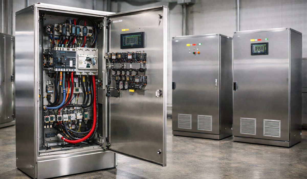 steel electric panels