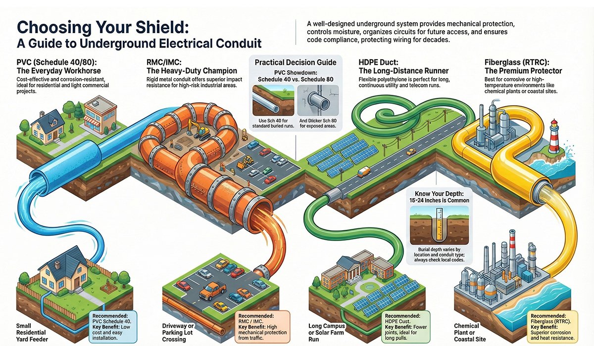 underground electrical conduit