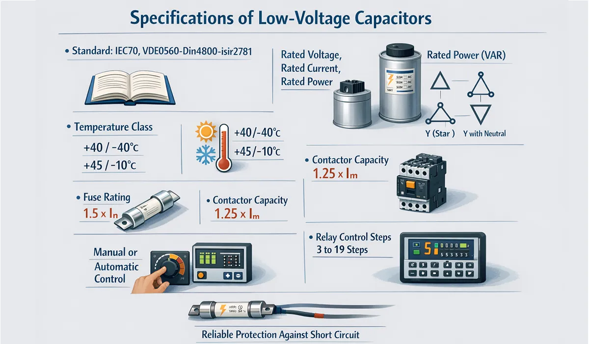 low voltage capacitors