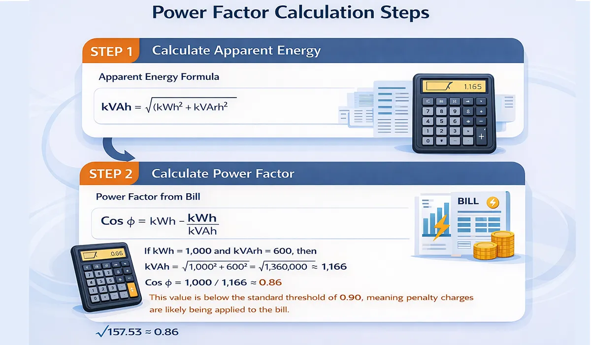 powe factor calculatiuon