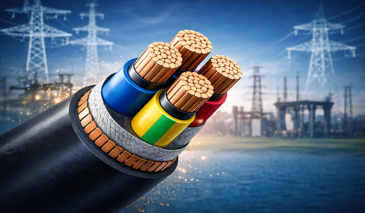 Three-Phase Power Cable