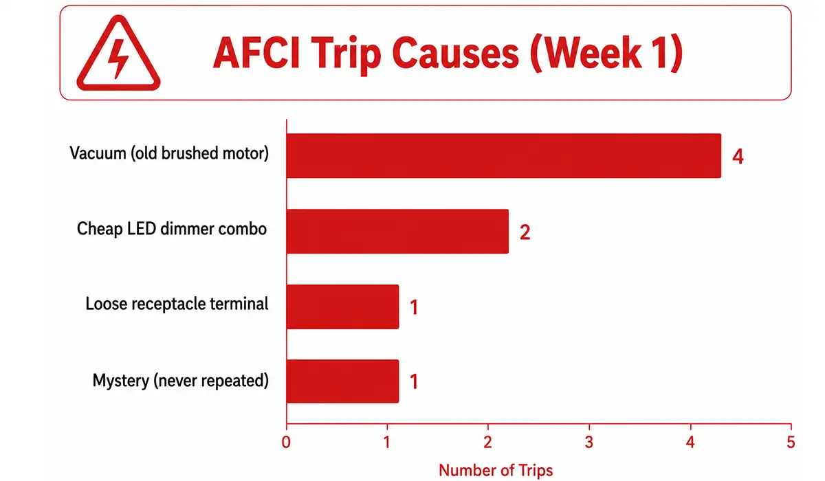 Arc-Fault Breakers test