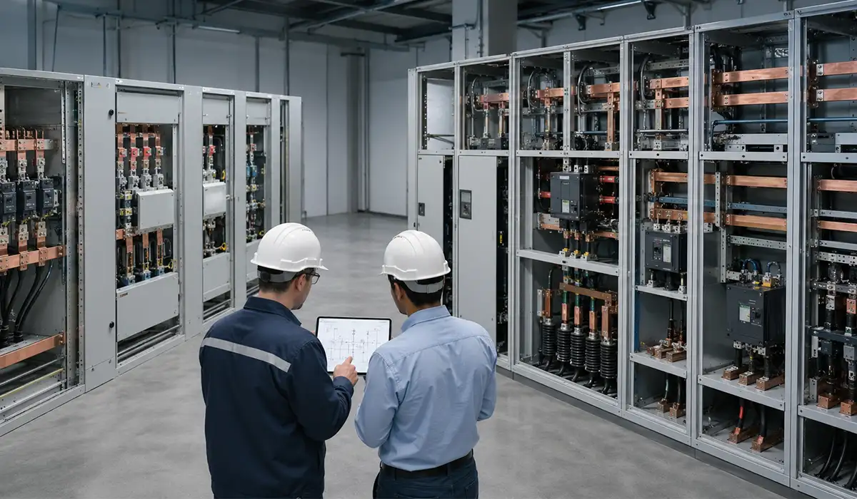 busbar in electrical panel