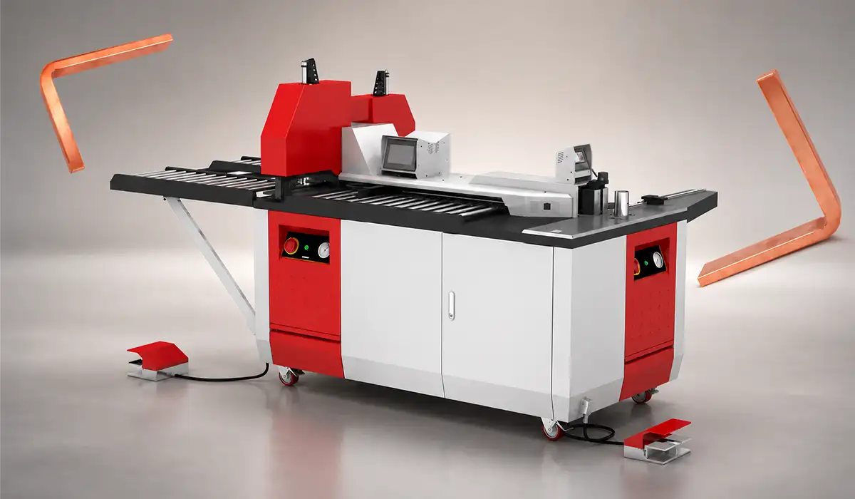 copper busbar bending
