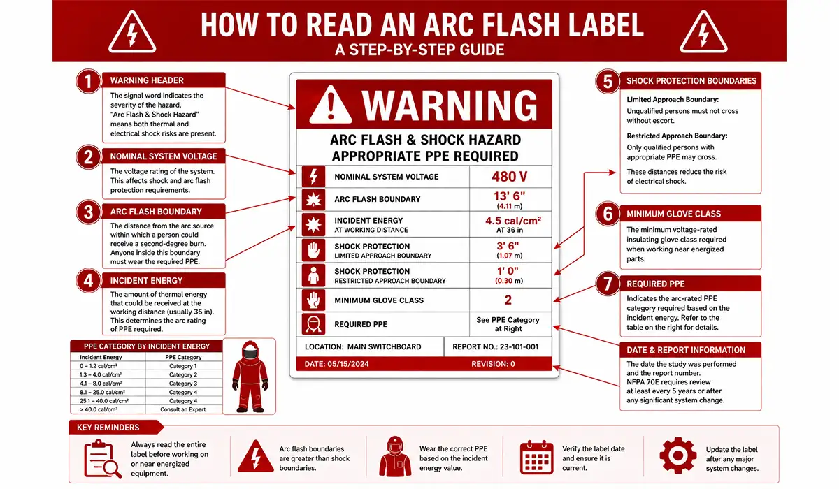 arc flash label