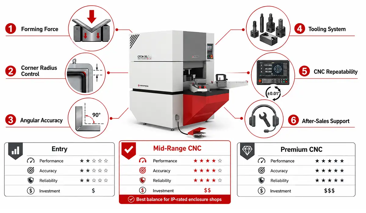 corner forming machine
