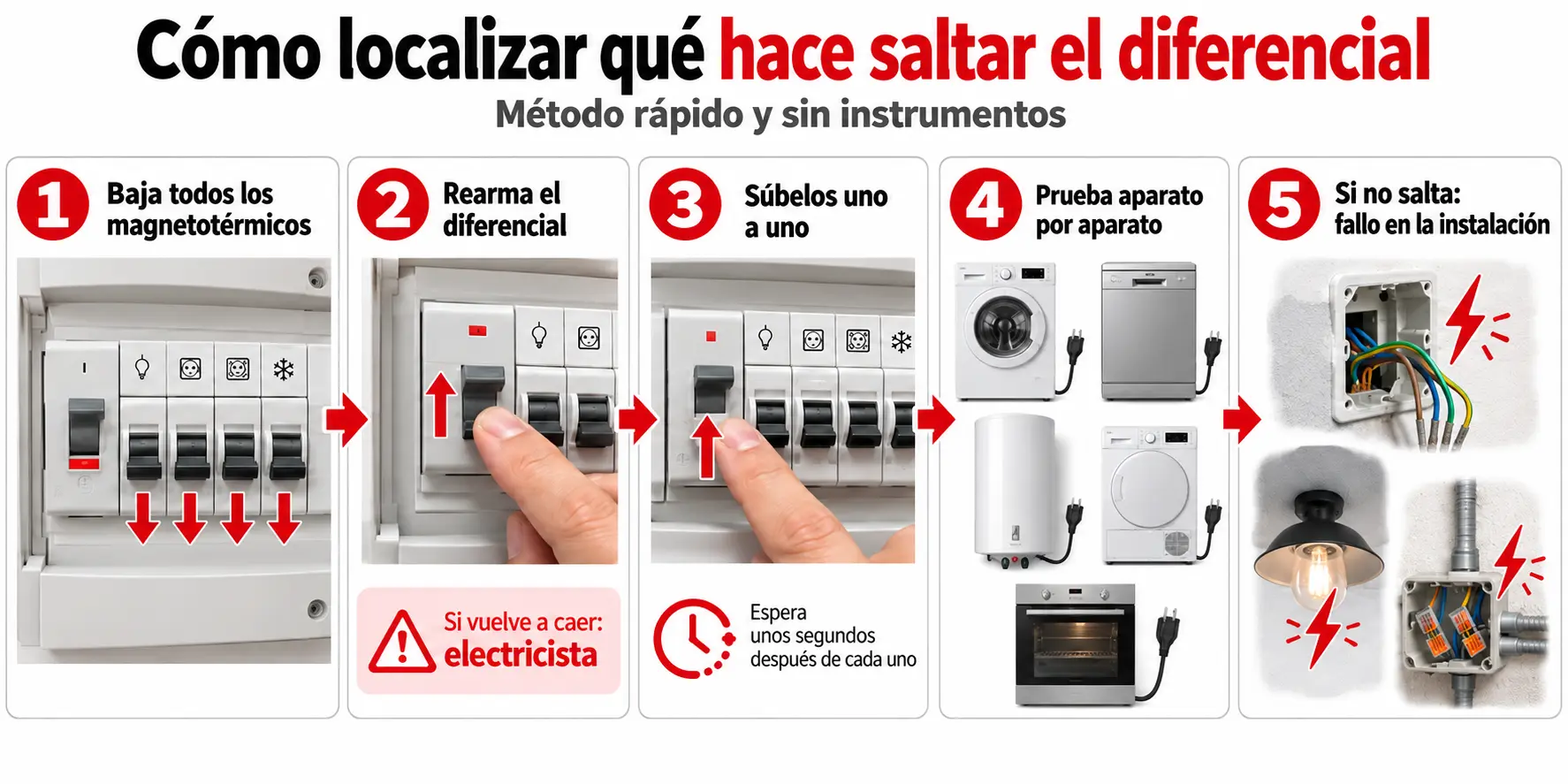 localizar la salta de diferencial