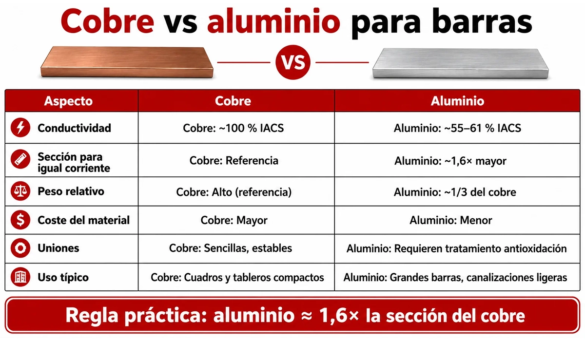 Cobre o aluminio: qu&eacute; material elegir