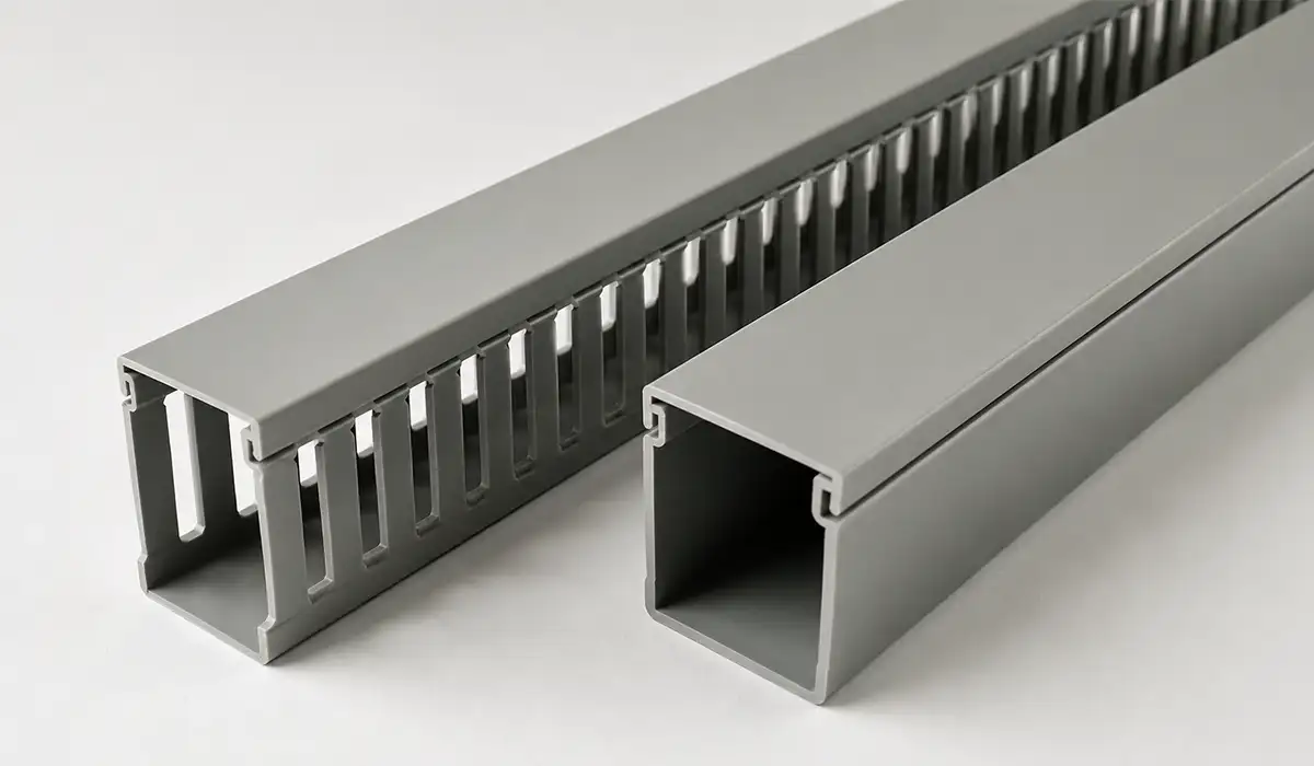 Slotted vs Solid Wiring Duct