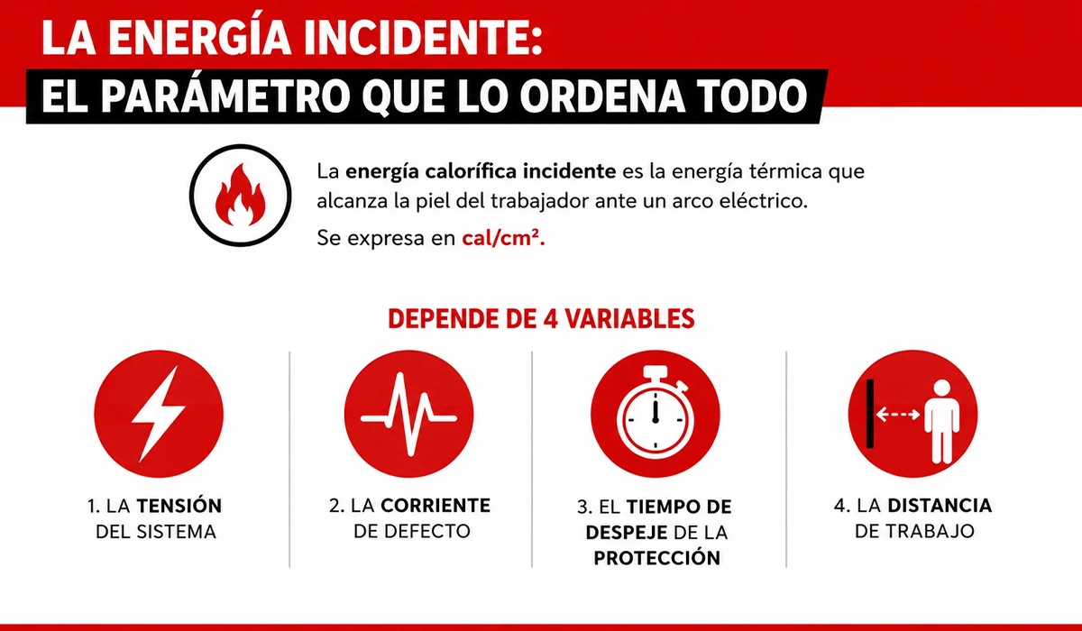 La energía incidente: el parámetro que lo ordena todo