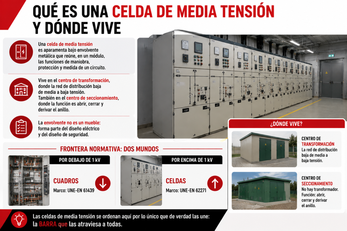 Qué es una celda de media tensión