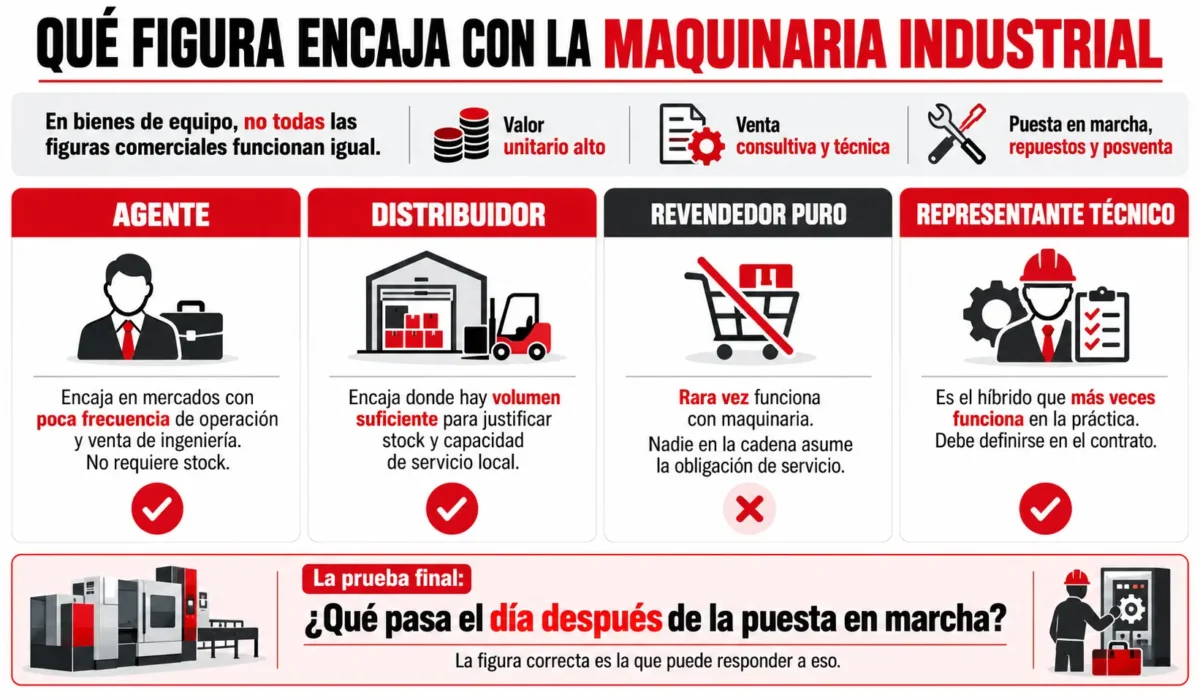 agente y distribuidor de maquinaria industrial