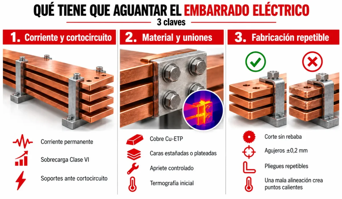 el embarrado electrico en subestacion electrico