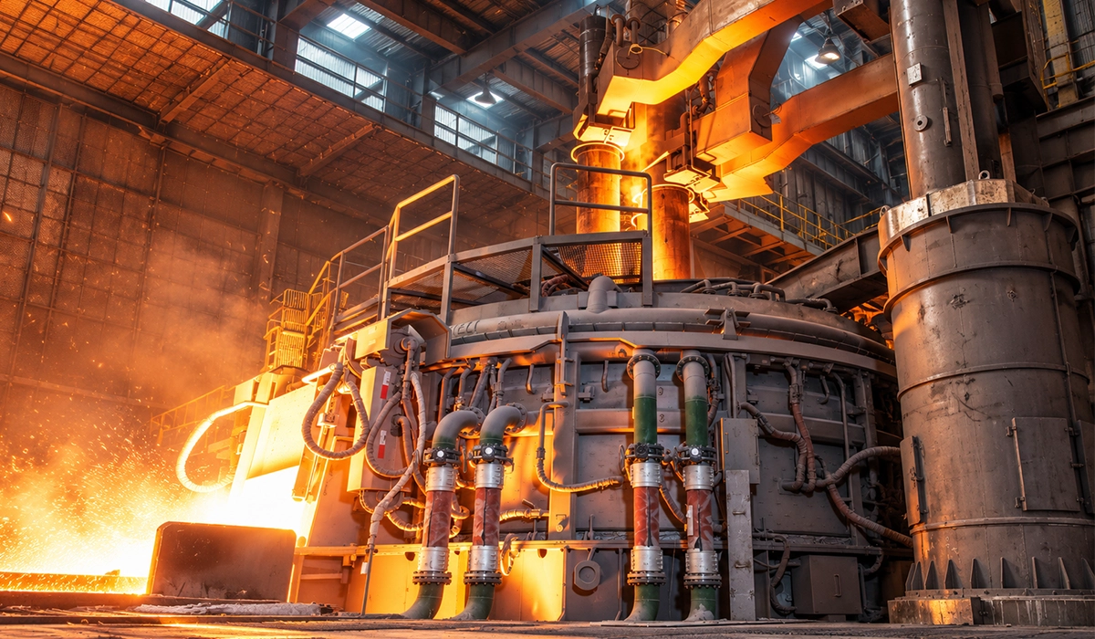 electric arc furnace busbar