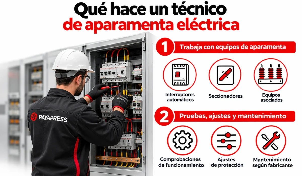 Qué hace un técnico de aparamenta eléctrica