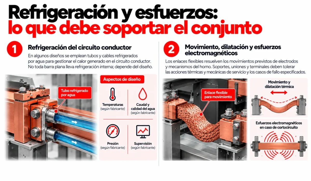 Refrigeración y esfuerzos del conjunto